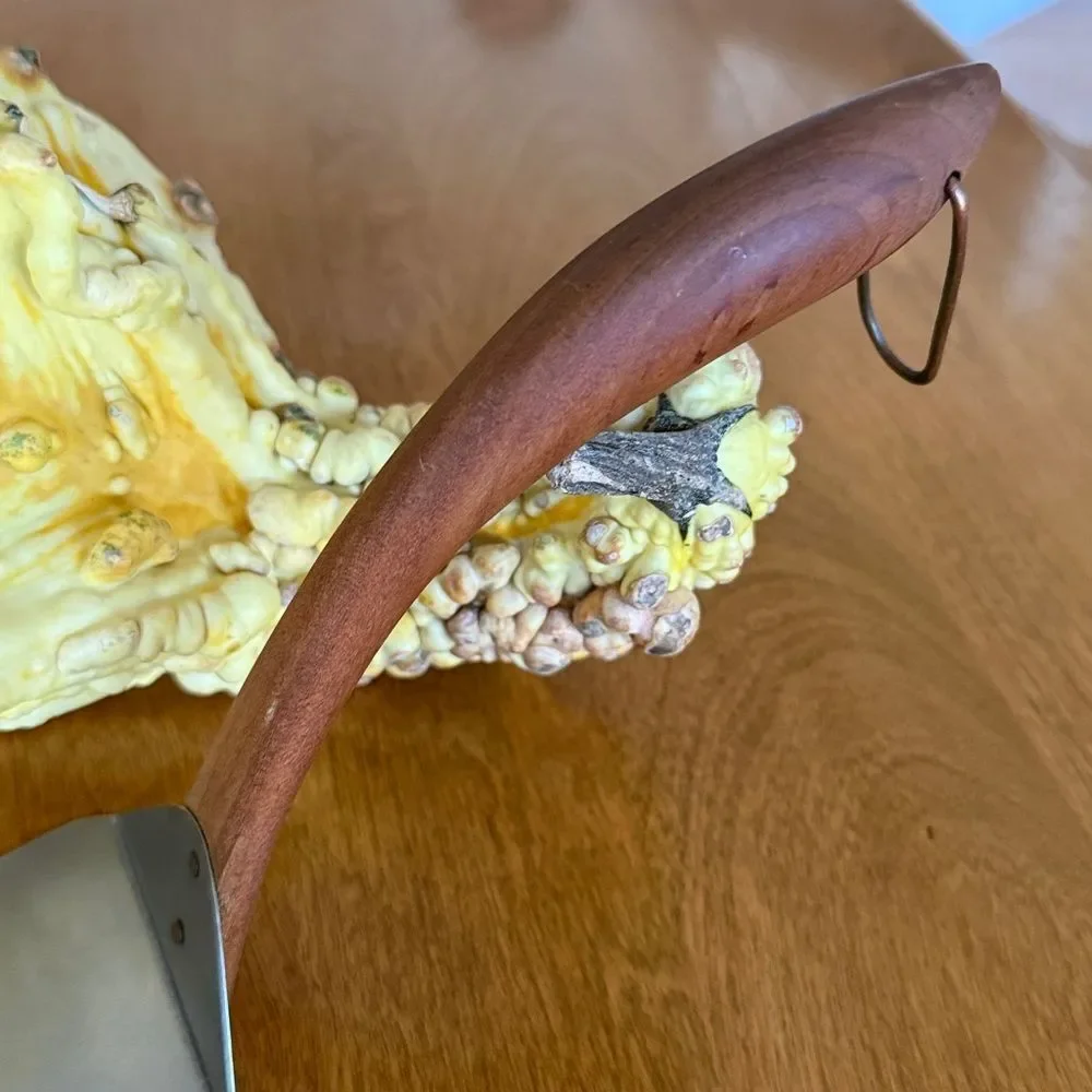 Handmade Madrona Wood Pie Server